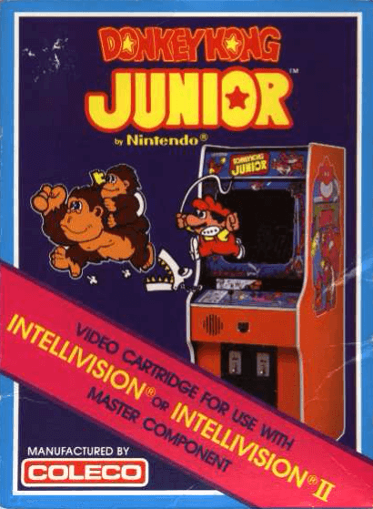 Donkey Kong Junior box art for Intellivision